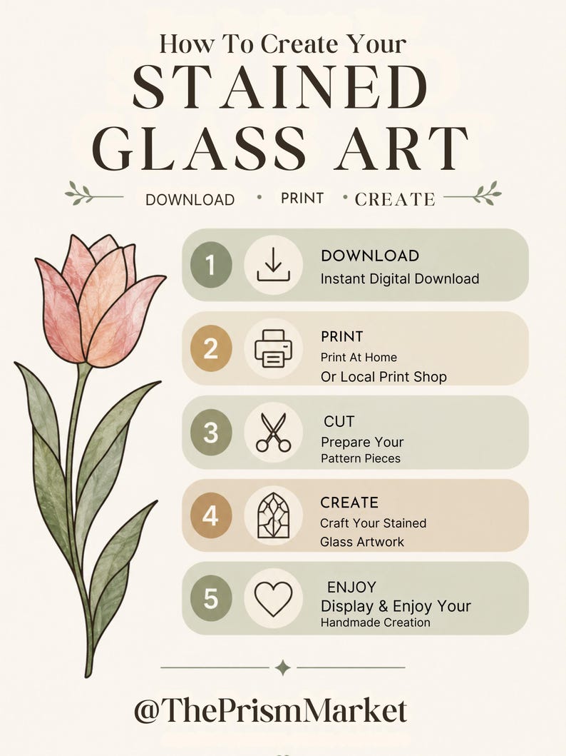How to create your stained glass art?
