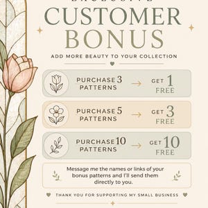Exclusive customer bonus.