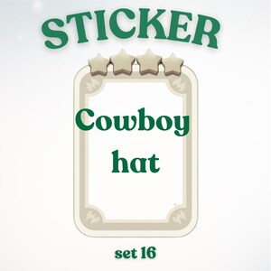 Cowboy hat - Monopoly Go Posh Pets Sticker - Scott 4 Star