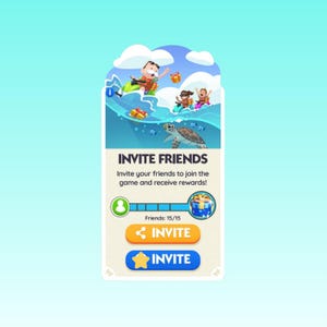 Monopoly go - Dice 2510 Dice for New Friends Invite bar ( new album )
