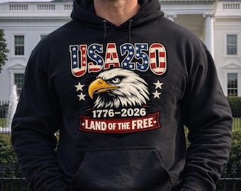 Camiseta USA 250, camiseta patriótica del águila calva, camiseta del aniversario 1776-2026