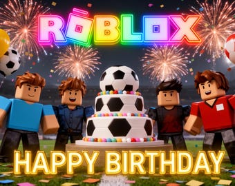 Paquete de jugador de Roblox PNG (5) / Arte de cumpleaños y Navidad Six Seven / Paquete digital instantáneo