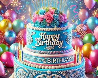 Regalo de cumpleaños de último minuto / Paquete de videos de feliz cumpleaños / 5 tarjetas electrónicas animadas en formato MP4 / Descarga instantánea