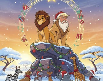 Paquete de 5 imágenes de parodias navideñas, mercado invernal de fantasía, humor de muñecos de nieve, descarga digital