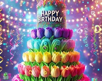 Video animado de feliz cumpleaños para 15 años, descarga digital