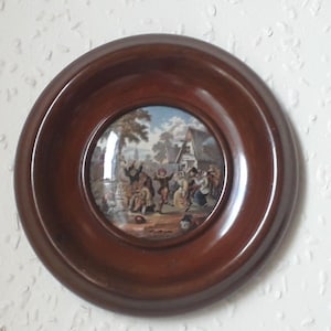 Prattware pot lid