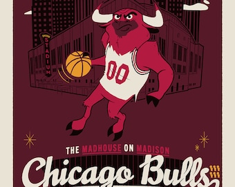 Chicago Bulls - NBA - Screen Print