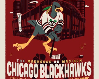 Chicago Blackhawks - NHL - Screen Print