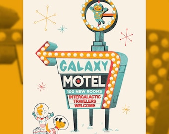 Galaxy Motel - Screen Print