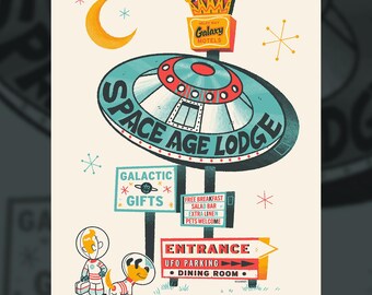 Space Age Lodge - Screen Print