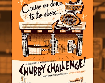 Doo Wop Diner - Screen Print
