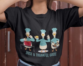 Silly Goose Chef Sweatshirt, Funny Thanksgiving Gift, Valentines Gift, Cozy Fall Sweatshirt