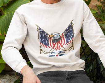 Patriotic Eagle Shirt 1776-2026, America 250 Anniversary Shirt, American Flag Independence Day Tee