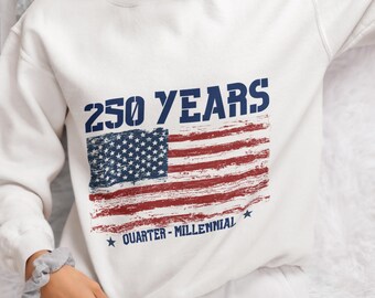 250 Years of Freedom Shirt 1776-2026, USA 250 Quarter Millennial Tee, Patriotic American Flag 4th of July Shirt