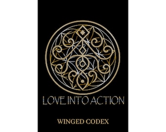 Love Into Action Sigil Print: Sacred Geometry Art