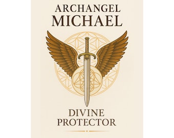 Poster dell'Arcangelo Michele, Protettore Divino, Arte della Geometria Sacra