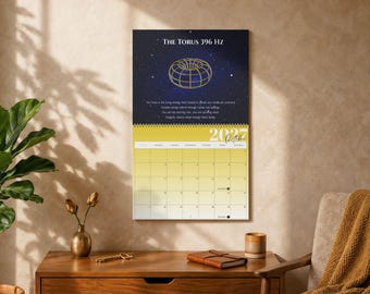 Sacred Geometry 2027 Wall Calendar | Spiritual Symbols Monthly Calendar