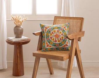 カシミール刺繍ベッドカバー、インド刺繍ベッドカバー、ベルベット高級 