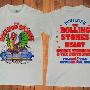 Vintage Rolling Stones Shirt 1981 - Etsy
