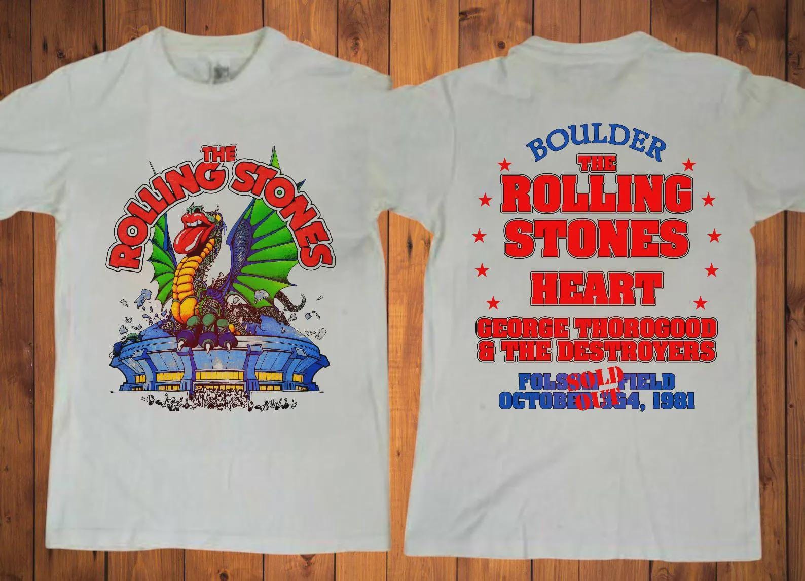 Vintage Rolling Stones T Shirt Xl - Etsy