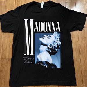 Madonna True Blue Shirt - Etsy