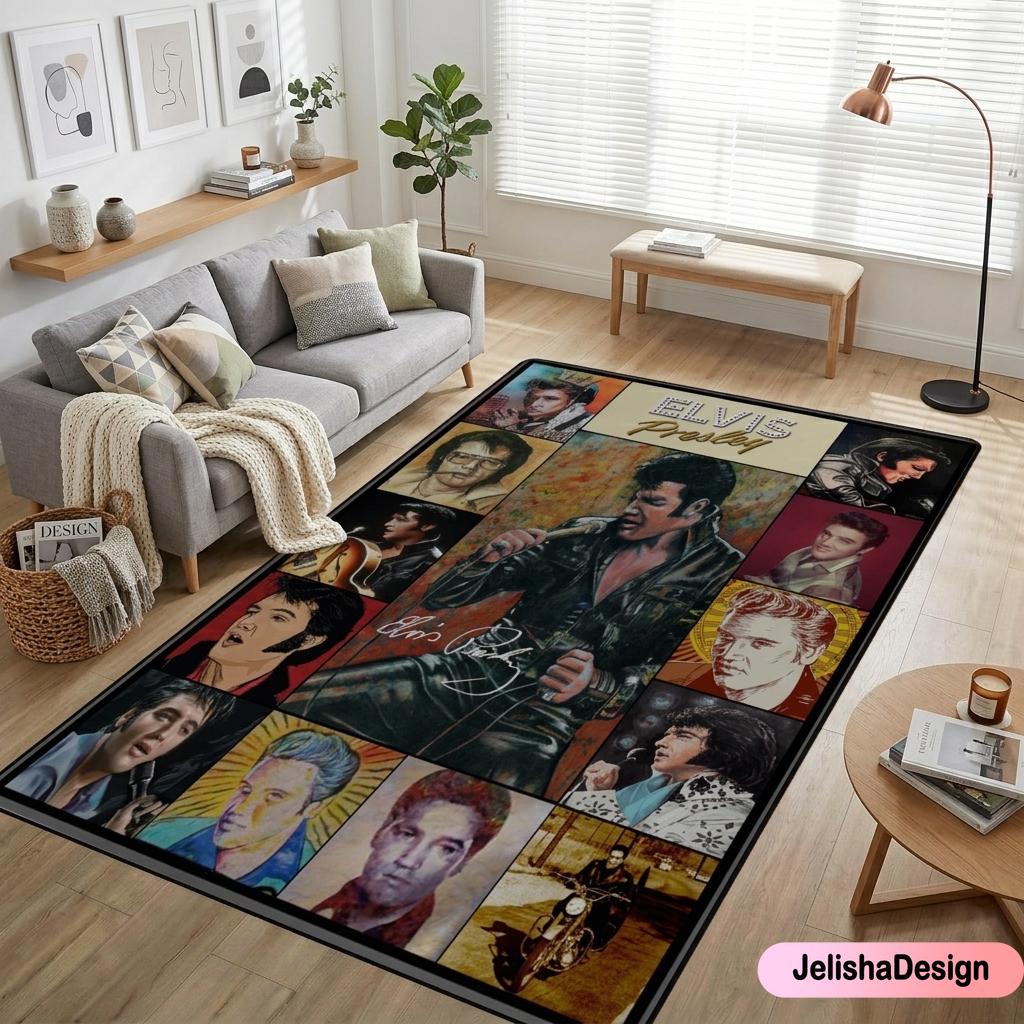 Elvis Presley Rug - Etsy