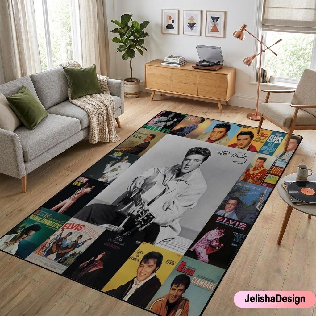 Elvis Presley Rug - Etsy