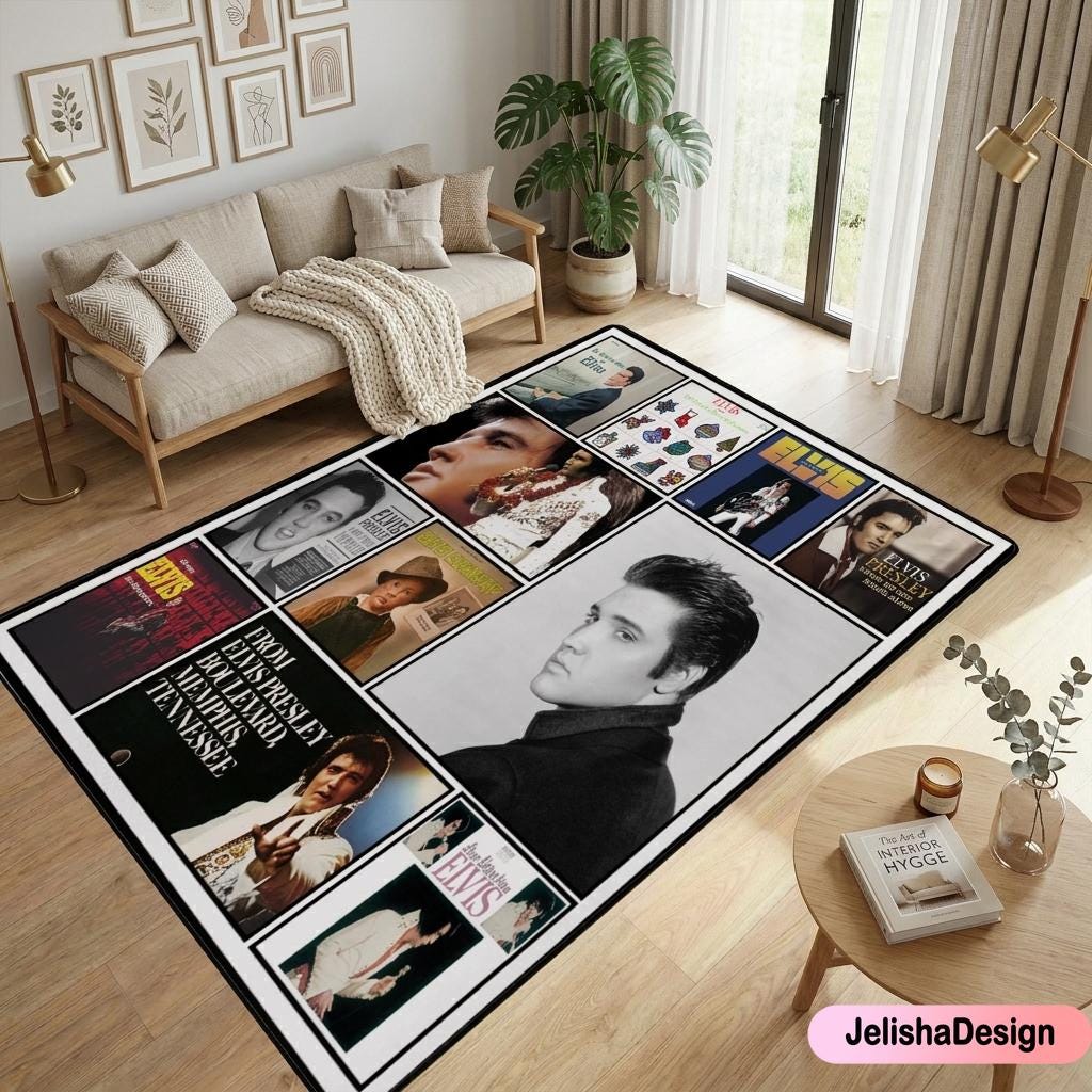 Elvis Presley Rug - Etsy