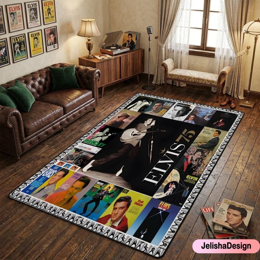Elvis Presley Rug - Etsy