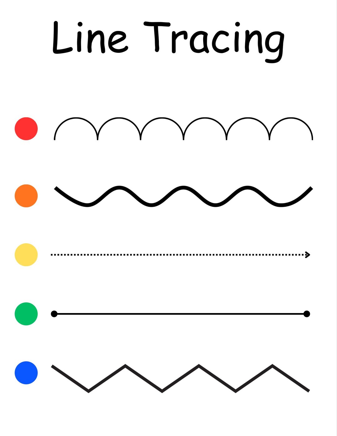 Preschool Tracing Worksheets Bundle: Lines, Shapes & Numbers 1-5 ...