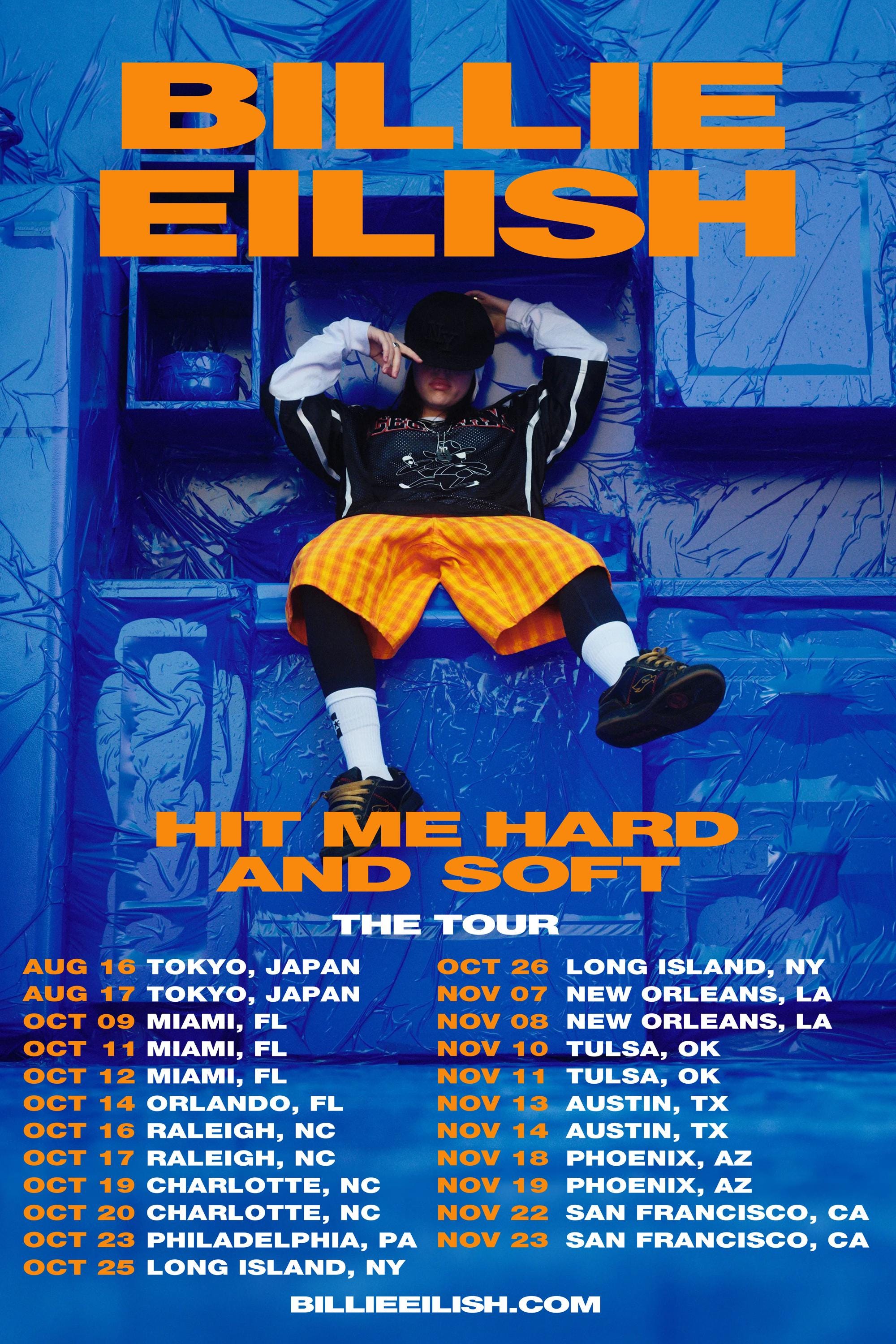Billie Eilish 2025 Tour - Etsy