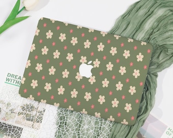 Earthy Floral MacBook Case For MacBook Air 11/13/15 A3240 M4,MacBook Pro 13/14/15/16 A3434 M5 2025,Laptop Sleeve Cover,Hard Protective Case