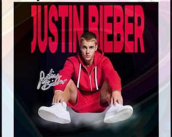Justin Bieber PNG - Trendy Shirt Design- Graphics For Tshirts & POD (Digital Download)