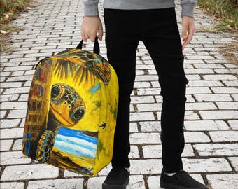 Peek-A-Boo Shucks Minimalist Backpack - Water-Resistant 100% Polyester, 16.1 In, 20L | Laptop Pocket