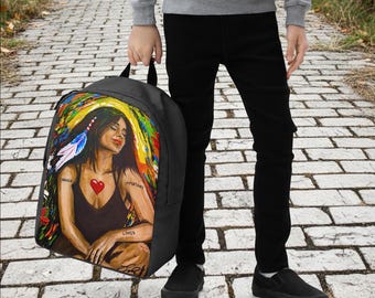 Ella nunca fue lo que decían. Mochila minimalista.