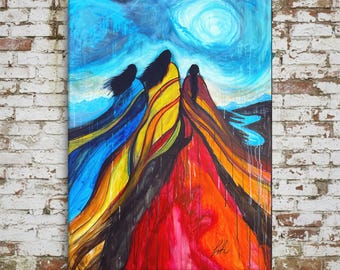 Hope for the Future | Three Generations Heritage & Hope Art | Fine Art | Museum-quality Fine Art Giclée by Layne Polzin