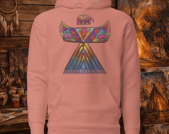 Thunderbird Spirit Slumber Hoodie | Bold Indigenous Symbol Design