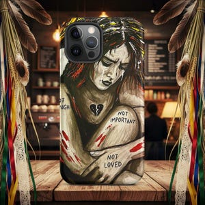 Marked by Silence Rising Through Fire Tough Case for iPhone®