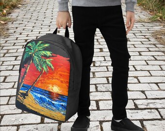 Mochila minimalista de isla caribeña