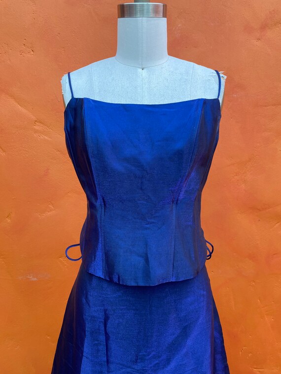 Vintage Y2K Prom Dress. 2 Piece Skirt 