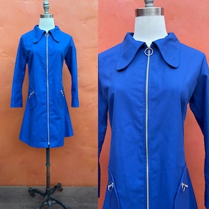 Vintage mod-jurk uit de jaren 60. Ritsring trekken. Retro mod mcm midcentury xs klein maat 2 4