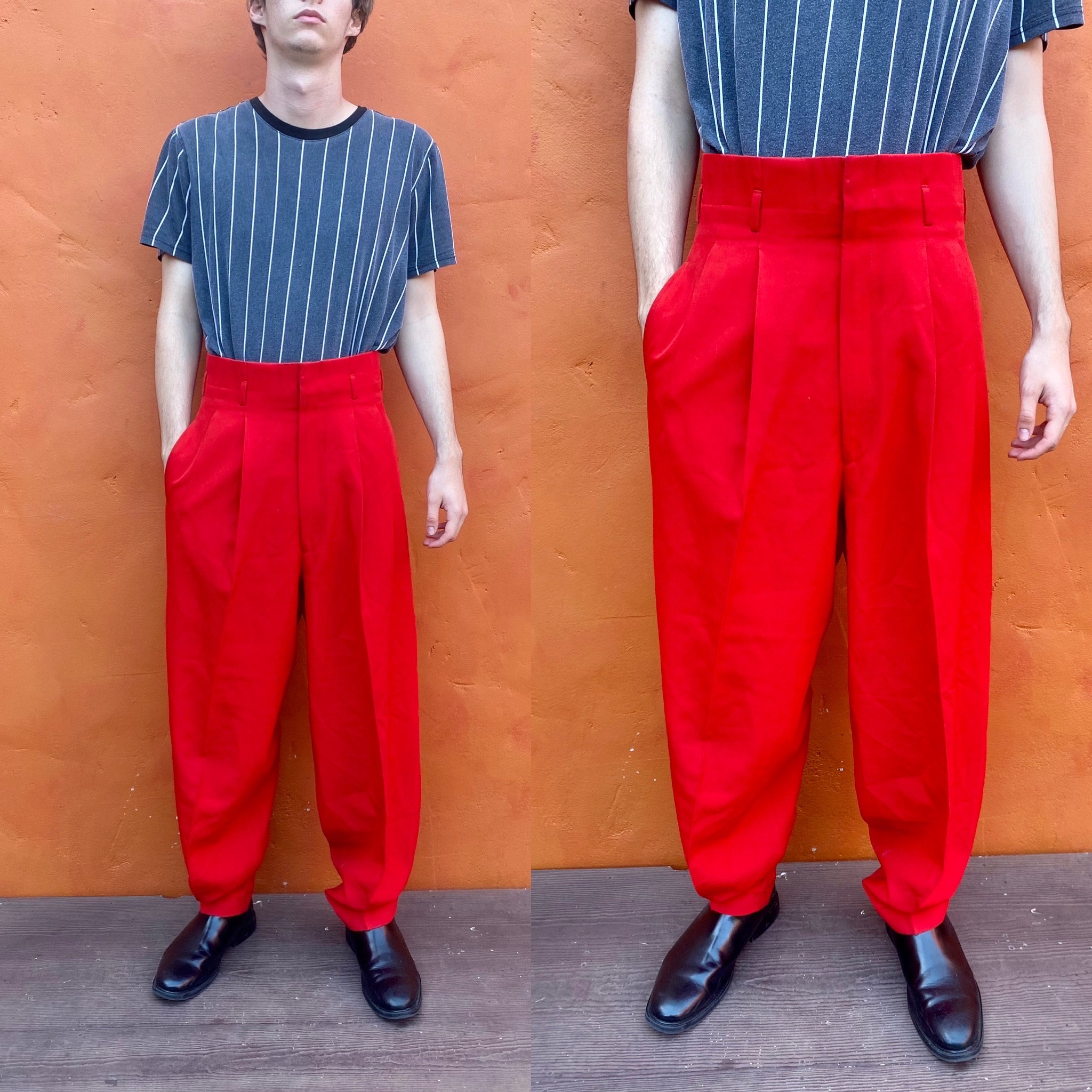 zoot suit high waisted retro pants