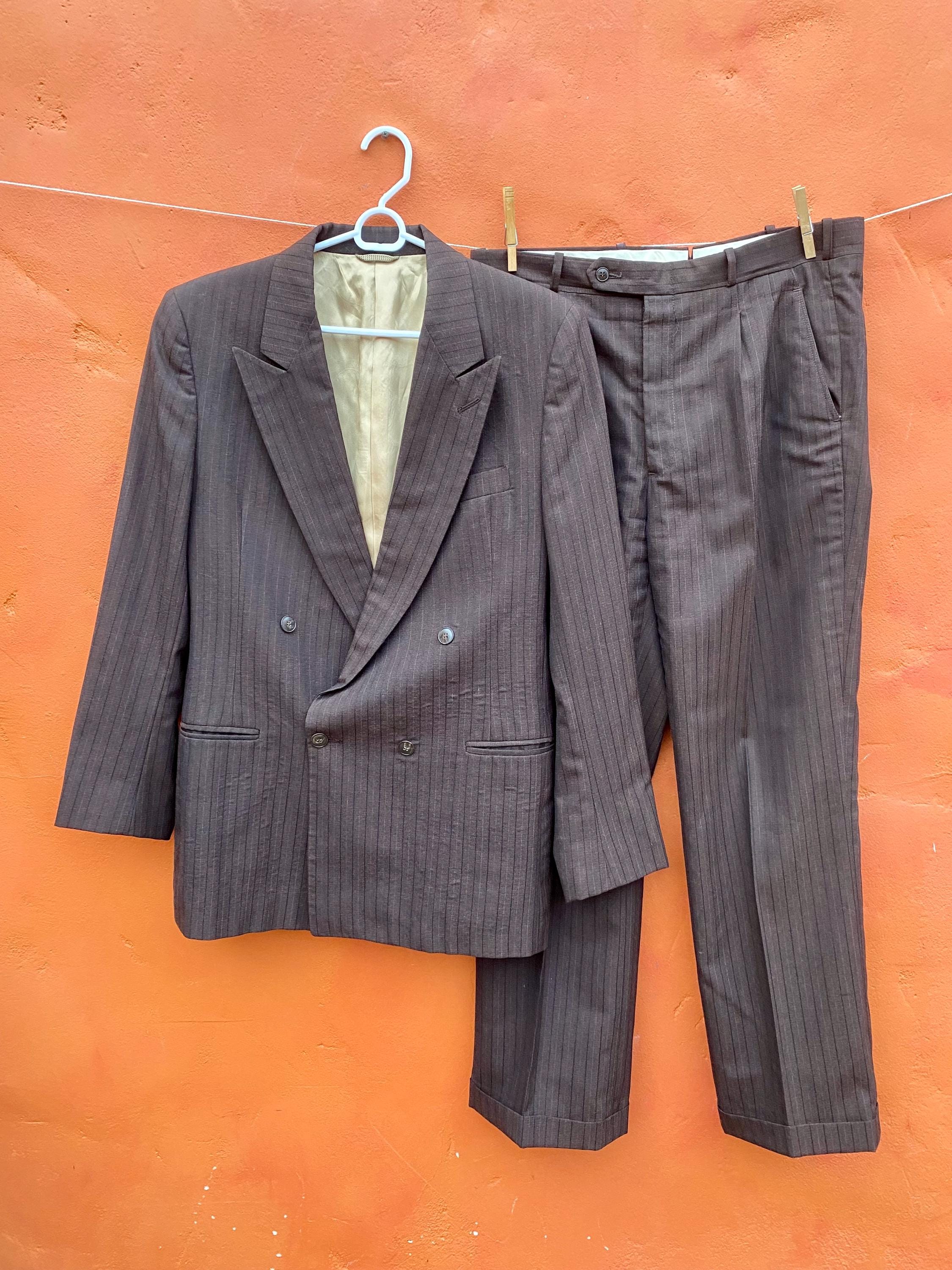 Vintage 1950s Double Breasted Suit - Etsy
