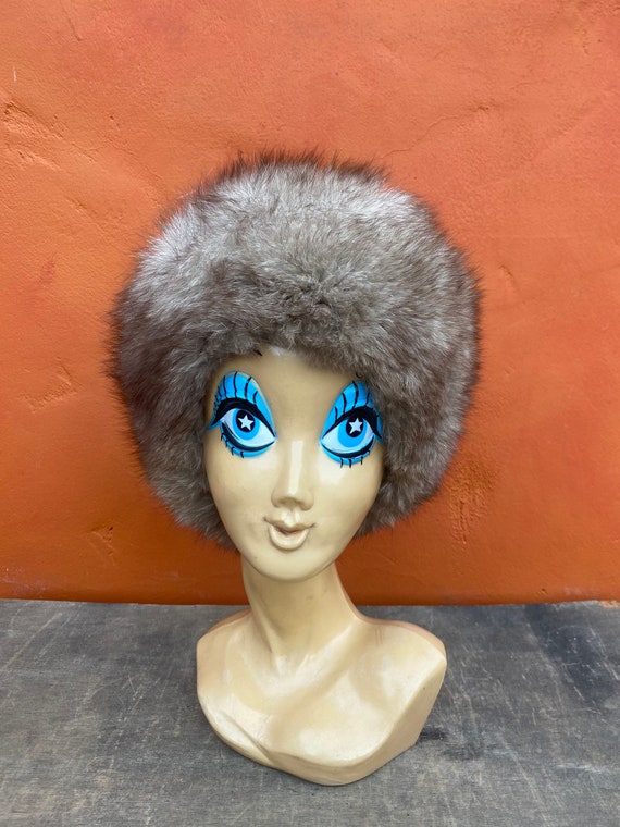 Vintage Winter Real Fur Hat. Russian Fur Hat. 196… - image 4