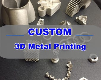 Service d'impression 3D personnalisé Métal, aluminium, 316L, prototypage de qualité industrielle | Slm、Dmls Processus d'impression | Fichiers au format Stl/Stp | Additif