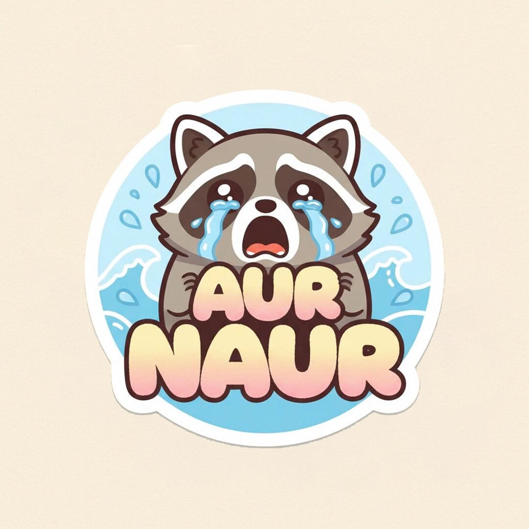 Aur Naur Cute Sticker | Series 1 | Funny Sticker | Possum Hamster ...