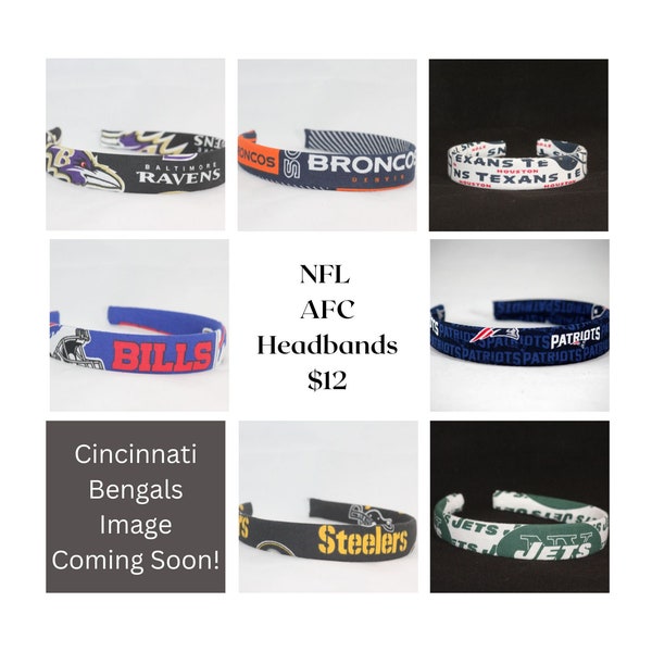 NFL AFC Teams Headband/Hair Accessory