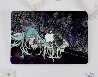 Macbook-skal med animekaraktär för Macbook Air 15 13 11, Pro 13 14 15 16, 2026 M5, M2 M3 M4, MacBook Neo A18, anpassningsbart fodral