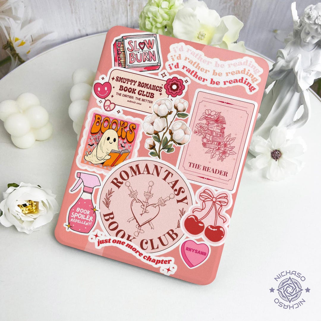 Pink Collage Kindle Case With Hand Strap for Paperwhite12 11th,kindle 6 ...