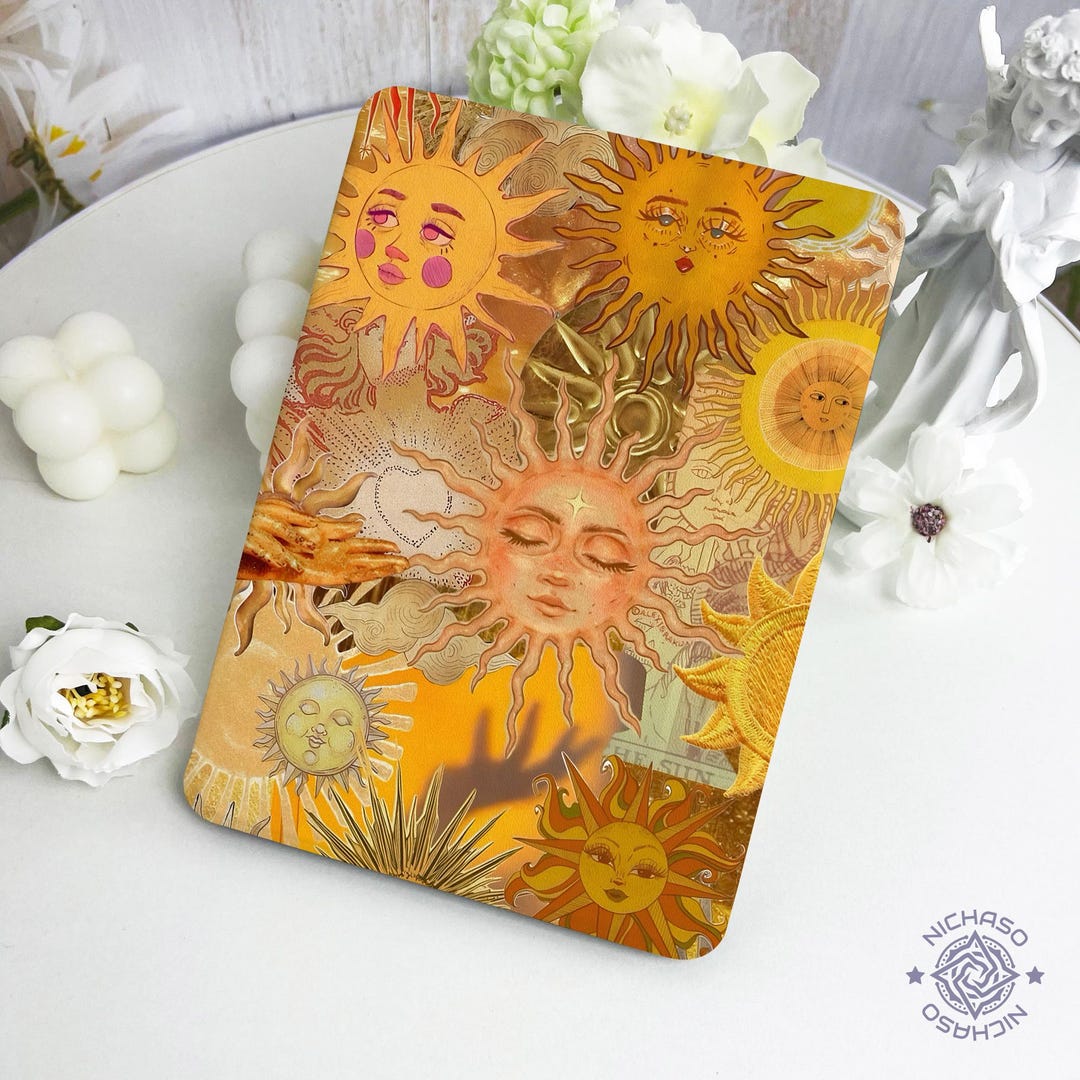 Sun Collage Kindle Case With Hand Strap for Paperwhite12 11th,kindle 6 ...